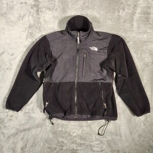 The North Face Women Fleece Jacket Black Full Zip Outdoor Casual Size Small S